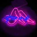 Lady Neon Sign Women Led Neon Lights Signs for Wall Decor USB Powered Led for Room Decoration Bar Game Room Party Decor (Ankle Shackles)