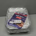 JOLLY CHEF 9x13 Aluminum Pans with Lids (25 Pack)- Disposable Foil Food Containers with Lids for Cooking, Heating, Storing, Prepping Food- Thanksgiving, Christmas, Parties