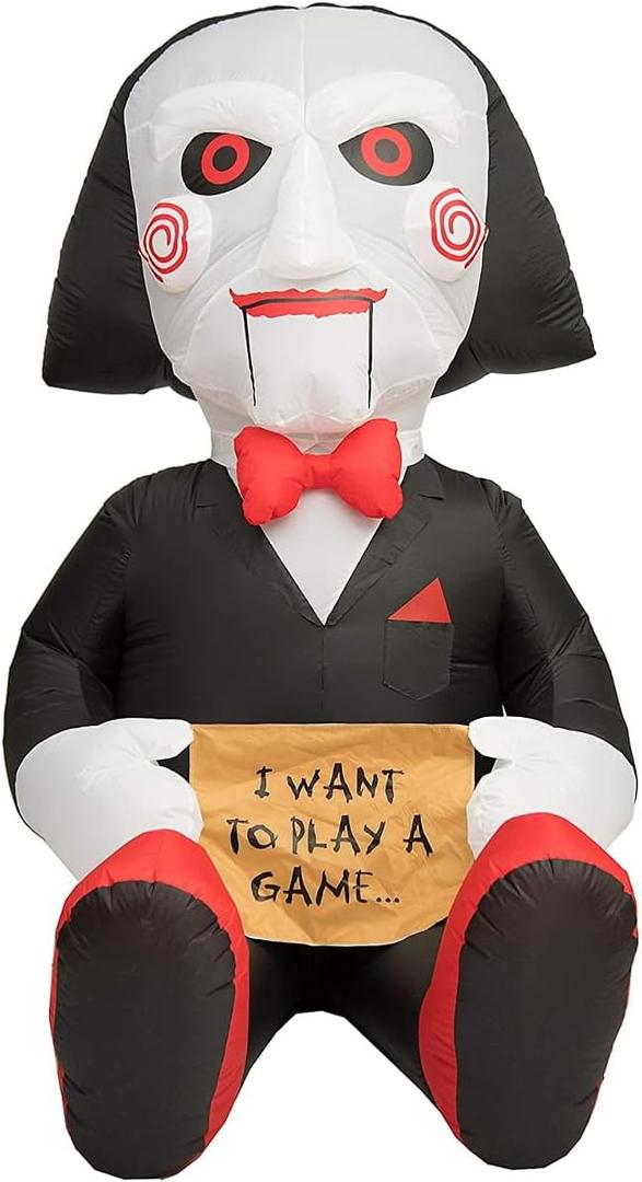 Inflatable Saw Jigsaw Puppet Yard Decoration