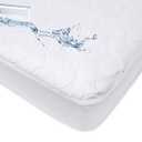 American Baby Company 2 Pack Waterproof Fitted Pack and Play Mattress Protector 39" x 27" - Quilted, Noiseless, Soft & Breathable Playpen and Pack n Play Mattress Cover
