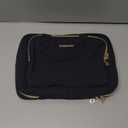 BAGSMART Toiletry Bag Hanging Travel Makeup Organizer with TSA Approved Transparent Cosmetic Bag Makeup Bag for Full Sized Toiletries, Medium-Black