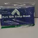 100% Mulberry Silk Sleep Mask for Women & Men Beauty Sleep, Adjustable Blindfold Silk Eye Mask for Sleeping Side Sleepers, Soft Pressure-Free Design for Home, Travel, Office, Nap