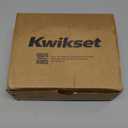 Kwikset 740MILRDT-26DS 740MILRDT-S Milan Single Cylinder Keyed Entry Door Lever Set with Round Rose and SmartKey, Satin Chrome