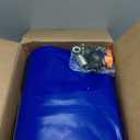 1400 L/370 Gal Water Bladder Tank, Foldable Portable Water Storage Container, Emergency Water Bag for RV, Truck Bed, Fire Prevention, Drought Resistance, Blue