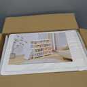 4-Tier Stackable Storage Bins with Lid, 23QT Storage Containers,Clear Foldable Plastic Drawer Storage on Wheels,Closet Organizers and Storage for Living Room,Bedroom,Office,Dorm