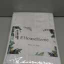 EHouseHome Fabric Table Cloth of Textile with White Lace-Waterproof/Wrinkle Free/Stain Resistant/Oil Proof-for Dining, Indoor & Outdoor, Wedding, Holiday, White, Rectangle 60x144Inch