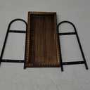 Bathroom Countertop Organizer, 2 Tier Vanity Organizer and Storage for Cosmetic Skincare Perfume, Wood Bead Storage Shelf for Bathroom Kitchen Coffee Station