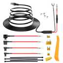 Radar Detector Hardwire Kit,Direct Wire Wiring kit for Escor t Valentine One Unide n Beltronics cobr a Radar Detector Quick Connection Plug and Play Power Cord Cable(13FT RJ11)