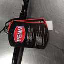 Penn 6'6" Squall II Level Wind Saltwater Rod and Reel Fishing Combo, 1-Piece Fishing Rod, Black/Gold