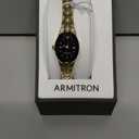 Armitron Women's Oval Faceted Crystal Bracelet Watch