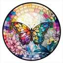 Sanjee Diamond Art Painting Kits Butterfly for Adults Beginner, 5D DIY Round Full Drill Gem Art Crafts for Home Wall Decor Gift, 12x12inch
