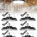 VOLISUN 1 Pack UFO Led High Bay Light 30,000LM, 200W, 5000K Daylight, 100-277V High Bay Led Shop Light, ETL Listed Commercial Bay Lighting for Garage Workshop Barn Factory Warehouse