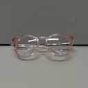 MEIGIX Stylish Safety Glasses, Clear Anti-Fog Anti-Scratch Protective Glasses For Men And Women (Pink)