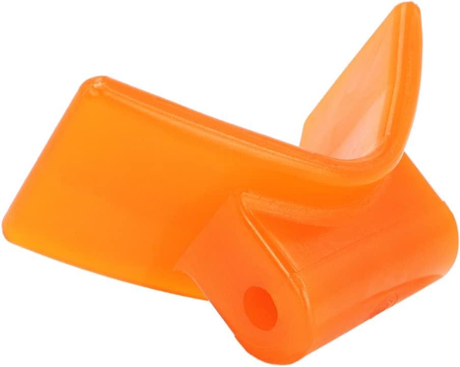 3" Orange Polyurethane Bow Stop Roller 'V' for Boat Trailer Non Marking