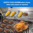 Uniflasy Grill Warming Rack for Char Griller 5050, 5650, 3001, 2223, 5072, 2823, 3030 Grills, Grill Warming Grate for Chargriller 5050 5650 Gas & Charcoal Grill