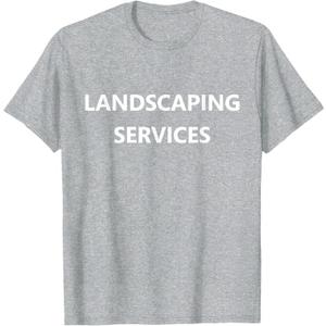 Landscaping Landscaper Job Staff Team Crew Worker Uniform Long Sleeve T-Shirt Grey L