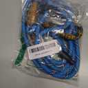 lynxking Slip Lead Dog Leash Reflective, Heavy Duty Comfortable Strong Rope for Large Medium Small Dogs No Pull Pet Training (Light Blue, Small 3/8in x 6ft-Slip Lead)