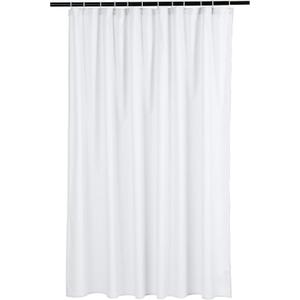 Amazon Basics Lightweight Super Soft Easy Care Microfiber Waffle Texture Shower Curtain , 72" x 72", White