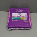 Poise Incontinence & Postpartum Pads for Bladder Leaks, 3 Drop Light Absorbency, Regular Length, 54 Count