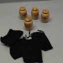 4 Sets Small Urn for Human Ashes Mini Urns with Tree Pattern Engraved Biodegradable Bamboo Cremation Urns for Human Ashes Pet Urn Caskets with Black Velvet Bags for Humans Pet Dog Cat Ashes