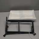 MALACASA 3 Tier Serving Trays for Party, Porcelain Serving Platters and Trays, 12 Inch Tiered Tray Stand, Fruit Tray, Trays for Serving Food, White Dessert Stand with Collapsible Sturdier Metal Rack