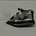 Steam Iron for Clothes Rapid Heating, 1700W Iron with Non-Stick Ceramic Soleplate, 3-Way Auto-Off, Burst of Steam, Self-Cleaning, 14.07oz Water Tank Ironing Clothes for Home, Grey