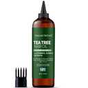 Natural Riches Tea Tree Oil for Hair - Blended with Vitamin E and Castor Oil for Hair Growth - Tea Tree Scalp Treatment for Dry Scalp - Lightweight Scalp Oil for Healthy, Strong Hair - 8 fl oz
