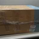 DUMOS 26 Inch Counter Height Bar Stools Set of 2, Modern Faux Leather High Barstools with Back and Metal Leg, Bar Chairs for Kitchen lsland, Elegant Brown