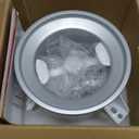 Ice Cream Maker Attachment for KitchenAid Mixers, Fits KitchenAid 4.5/5QT & 6QT Stand Mixers, Frozen Ice Cream & Sorbet Gelato Maker for KitchenAid, 2 Quart, White(Machine/Mixer Not Included)