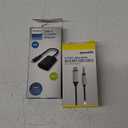 Cable Combo USB-C To HDMI Adapter And 6 Foot Braided USB C To 3.5 Mm Bundle