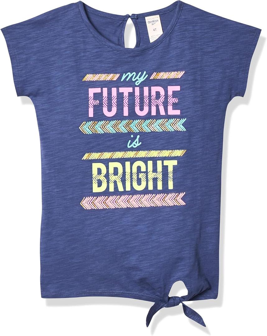 OshKosh B'Gosh Girls Short-Sleeve Tunic (Blue)