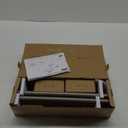 2 Pack Curtain Rod 32 to 58 Inches (2.6 to 4.8 ft), USFOOK 7/8 Inch Heavy Duty Curtain Rods for Windows, Telescoping Splicing Drapery Rods with Antique Silver Twisted Cage Finials