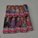 10 Pack: Little Girls Party Favors Dolls - 5" Small Toddler Doll Toys Kids Miniature Figures Friends Bulk Bundle Play Set
