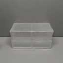 Acrylic Box with Lid, 2 Pack 5.9" ×5.9" ×5.9" Clear Acrylic Boxes Square Cubes for Candy, Favors, Coffee, liquid coffee pods, Jewelry
