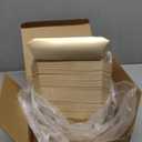 Yeaqee 100 Pcs 7" Paper Hot Dog Trays Disposable Paper Food Nacho Boats Hot Dog Holders Food Plates Disposable Serving Trays for Carnivals, Parties, Dinner, Cookouts(Gold)