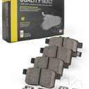 QUALITY-BUILT Premium Ceramic Rear Brake Pads 1001-1879C Compatible with 2016-2025 Lexus/Toyota (Avalon,Camry,C-HR,Corolla Cross,ES250,ES300h,ES350,Prius,Prius AWD-e,Prius Prime,RAV4,RX350,RX350L,RX4) (BP1879)