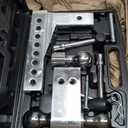 Aluma-Tow UT623911 Adjustable Trailer Hitch for 2-1/2" Receiver, 8" Drop, 12000 lb. GTW, Heavy Duty 1-7/8", 2" & 2-5/16" Hitch Balls, 2 Locking Pins 4 Keys, J684 Towing Spec's, U.S.Patent 10,857,846
