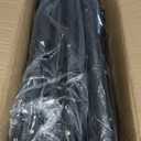 Oneach 19.5" Small Table Lamp for Bedroom - Bedside Lamps for Nightstand, Black Table Lamp for Living Room with Fabric Shade, Desk Reading Lamp for Kids Room Living Room Office Dorm