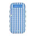 FUNBOY Blue & White Cabana Striped Pool Lounger Water Hammock
