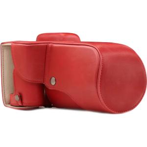 MegaGear Ever Ready Leather Camera Case & Strap - Compatible with Canon EOS Rebel T6s/760D/8000D (18-55mm)