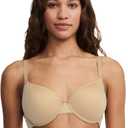 Chantelle Women's Basic Invisible Smooth T-Shirt Bra (32F, Beige)
