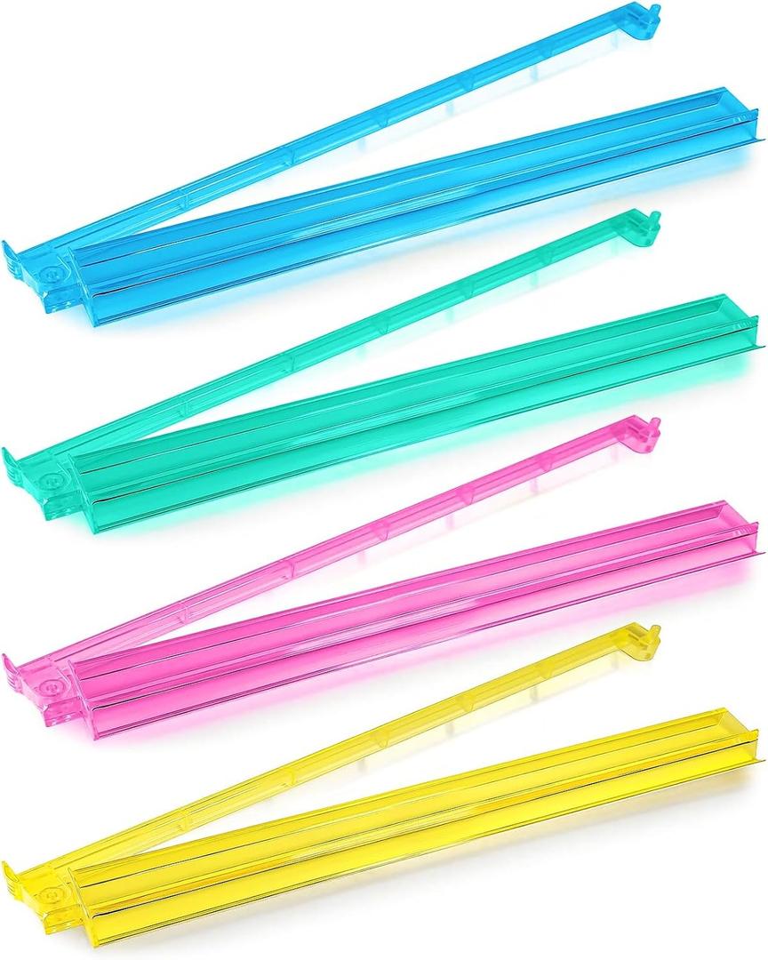 Mahjong All-in-One Tile Rack & Pusher4 Colors Acrylic Mahjong Rack and Pusher ComboModern Mahjong Racks with Built-in PushersSet of 4
