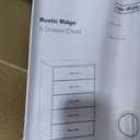 Prepac Rustic Ridge Farmhouse Dresser, Black Dresser for Bedroom, Chest of Drawers with 5 Drawers 18.5" D x 27.5" W x 43.5" H, BBDR-1605-1