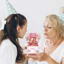 2 x Asmallgf Great Birthday Gifts Card for Granddaughter Adult Kid, Happy Birthday Popup Card from Grandma Grandpa, Money Box from Nana