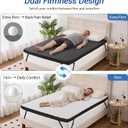 Extra Firm Mattress Topper Queen Size 3 Inch, Extra Firm&Firm Bed Topper with Dual Sides Flippable for Back Pain Relief, High-Density Hard Mattress Pad with Washable Cover, CertiPUR-US, 80"x60"