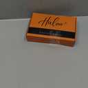 Haloo Blonde Bob Wigs with Bangs Shoulder Length Straight Natural Looking Synthetic Heat Resistant Medium Hair Wigs for Women Daily Party, 16 Inch Ombre Blonde