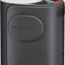 Rugged Portable Fan, 10000mAh Rechargeable Battery, 40H Runtime, 5-Speed Turbo Cooling, Hands-Free Multi-Position Design for Construction, Jobsite, Warehouse, Farm, Camping(Black)