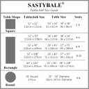 SASTYBALE Jacquard Tablecloth Rectangle Damask Pattern Table Cloth Spillproof Wrinkle Resistant Polyester Table Cover for Indoor and Outdoor Use (Rectangle/Oblong, 60" x 102" (8-10 Seats), White)
