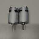 2 Pcs 12V RS550 15000RPM Electric Drive Motor for Power Wheels Upgrade,18 Volt Motor for Kid's Ride On Vehicals,6V-18V DC Motor Round Shaft - High Torque & Power for DIY Electric,Replacement Engine