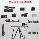 IFOOTAGE Spider Crab Support Rod SA-32Camera Slider Support Arm StabilizerAdjustable Length 360 Degrees Rotation with C Clamps and BallheadConnecting Camera Video Slider and Tripod